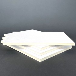 Carton pluma blanco 10 mm. (Calibre)