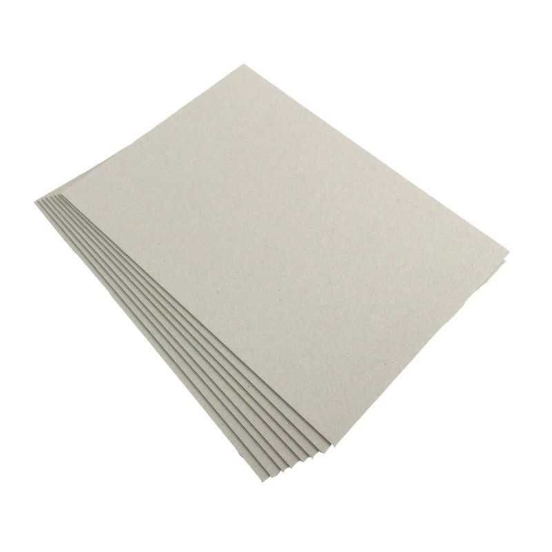 Cartón contracolado gris 1,5 mm.